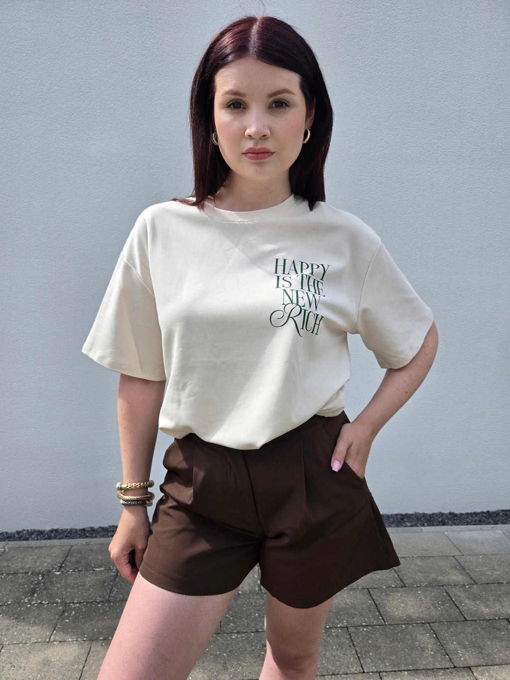 Happy Is The New Rich Tee