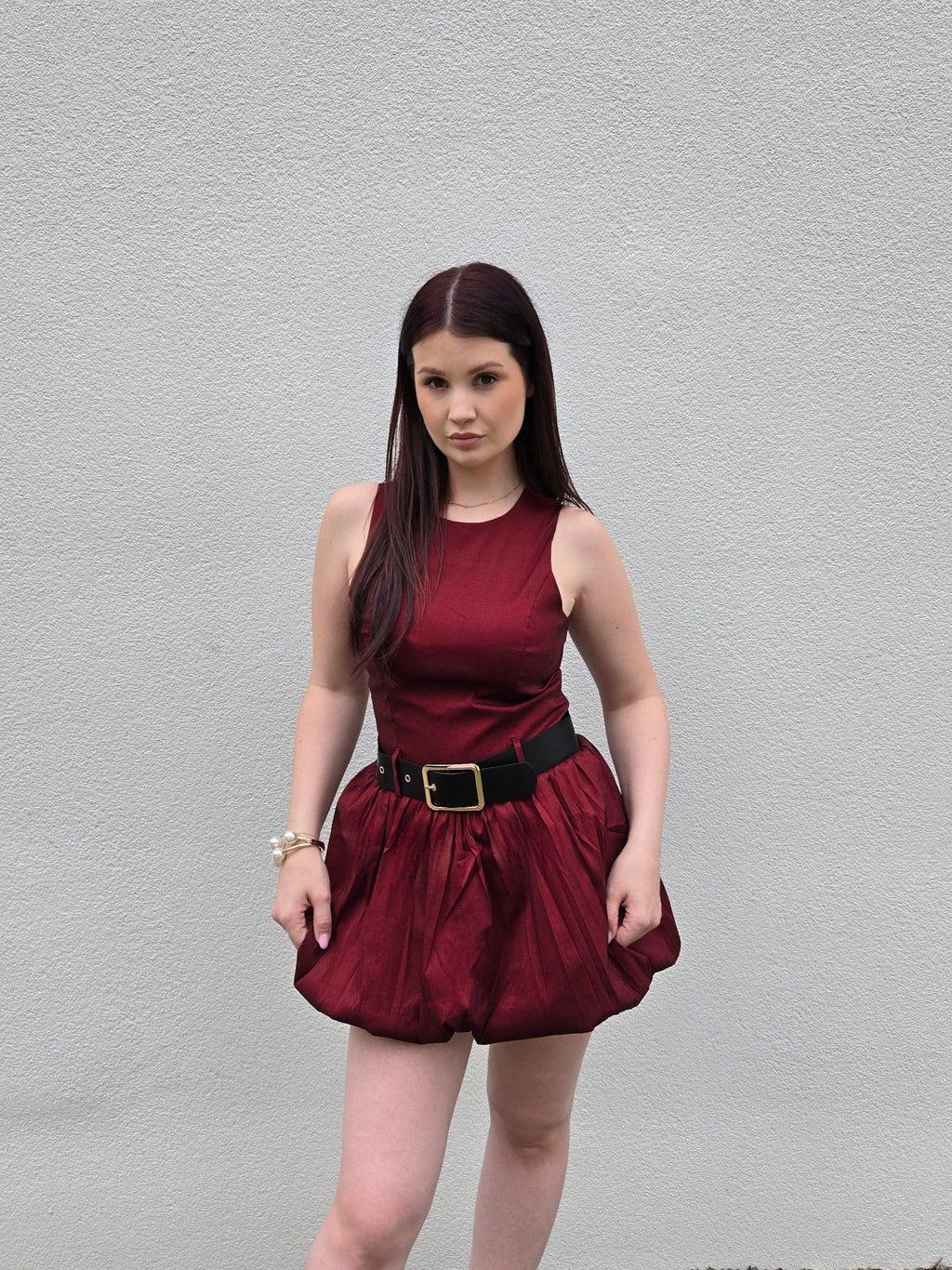 PETITE balloon dress
