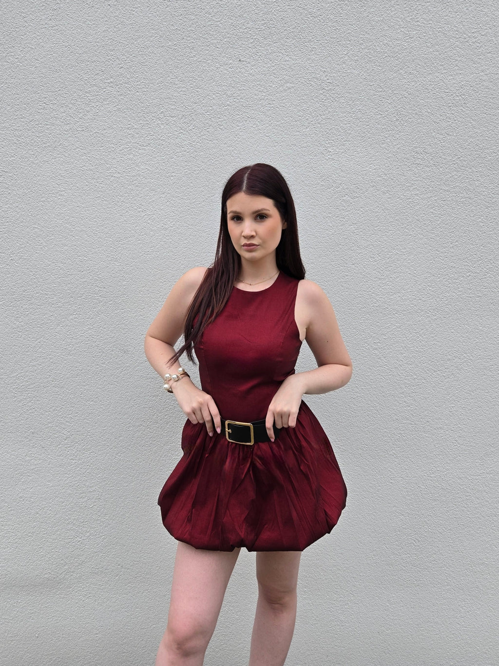 PETITE balloon dress