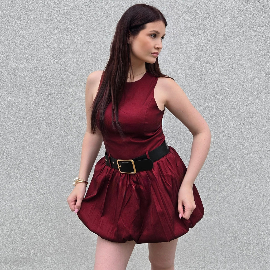 PETITE balloon dress