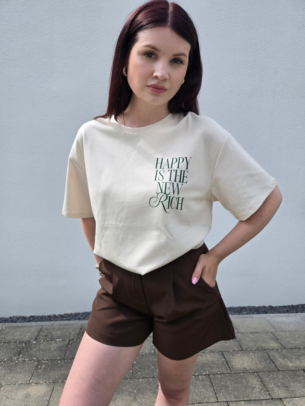 Happy Is The New Rich Tee